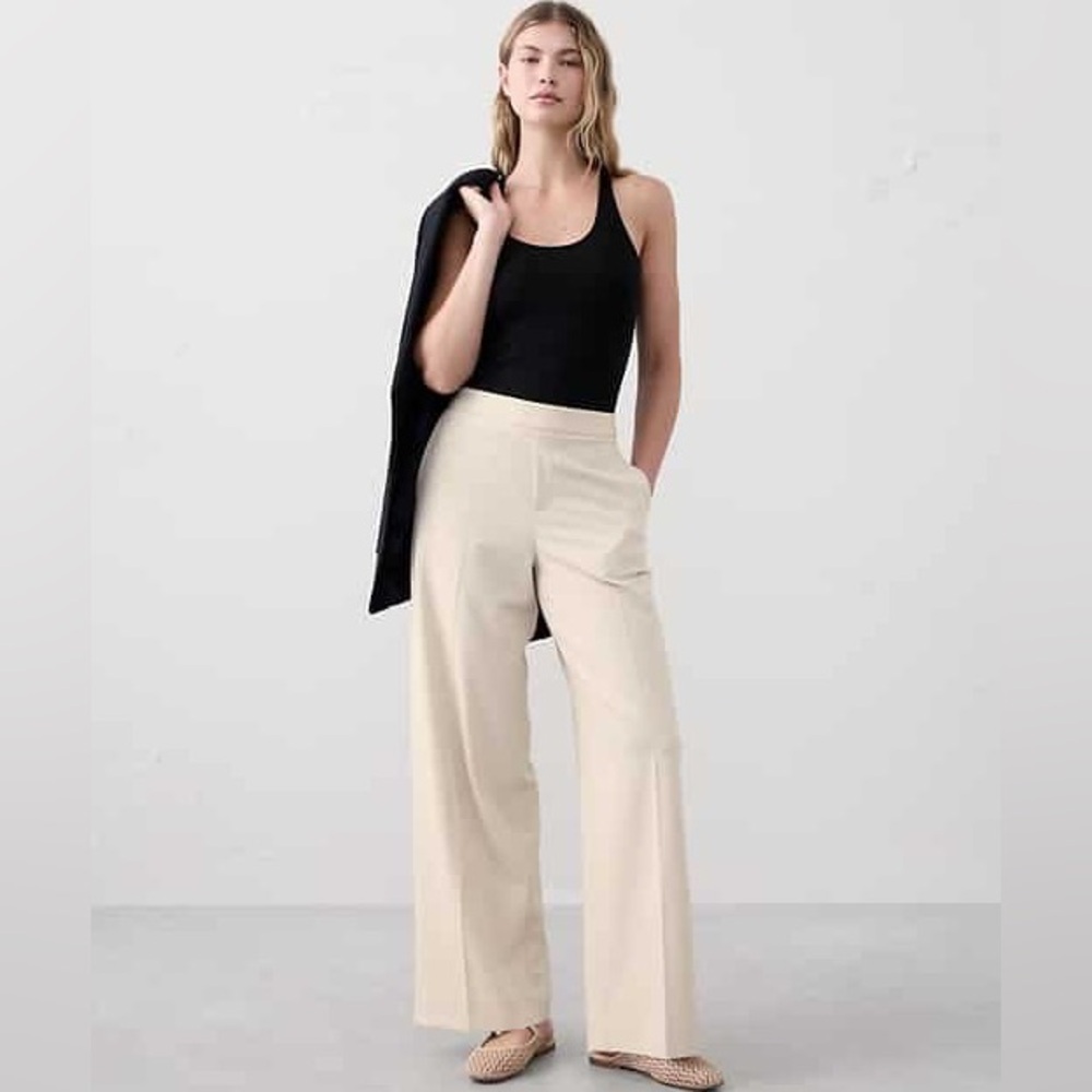 Banana Republic HAYDEN WIDE-LEG PANT size 8